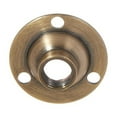 thumbnail image 2 of B&P Lamp® Small Solid Brass Flange, 7/16 of an Inch Height, 1-1/4 Inch Diameter, Tapped 1/8IP, Antique Brass, 2 of 2