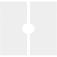 thumbnail image 4 of 40"OD x 7"ID x 14"C x 1"P Knox Architectural Grade PVC Contemporary Ceiling Medallion, Two Piece, 4 of 11
