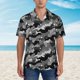 thumbnail image 2 of Fotbe Horse Silhouette Camisa Hawaiana para Hombre Unisex – Camisa Casual de Verano con Botones de Manga Corta de Algodón y Lino,3X-Large, 2 of 7
