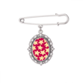 thumbnail image 1 of China Glory Pattern Brooch Pin Dress Shirt Shawl Clips, 1 of 3