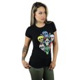 thumbnail image 2 of ShirtBANC Brand Colorful Sugar Skull Womens Shirt Rockabilly Day of the Dead, 2 of 3