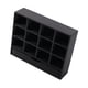 thumbnail image 5 of Caja divisoria de almacenamiento a escala 1:12, miniorganizador, vitrina, bandeja de simulación, diorama, escenario con 12 cuadrículas para mesa de negro, 5 of 9