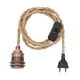thumbnail image 3 of Cable De Lámpara De Estilo Vintage DIY Flexible Para Iluminación Colgante Industrial Cobre Claro Colco Cable de alimentación de la lámpara, 3 of 7