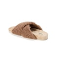 thumbnail image 4 of Dearfoams Cozy Comfort Women's Crossband Slide Slippers, 4 of 6