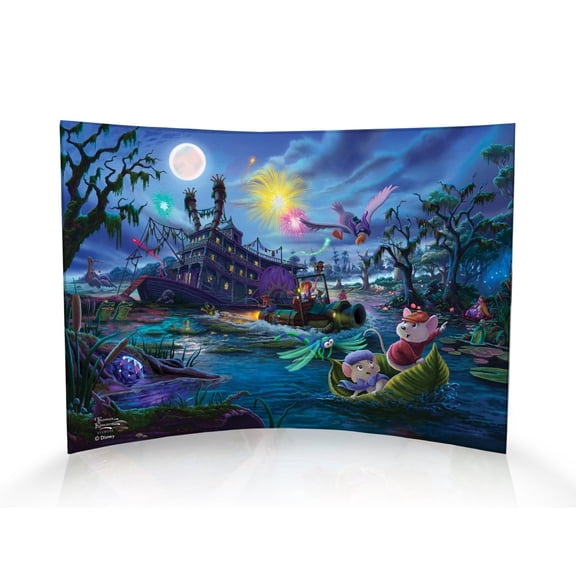 Disney (The Rescuers) 10 x 7 Curved Acrylic Print ACP1007CUR840
