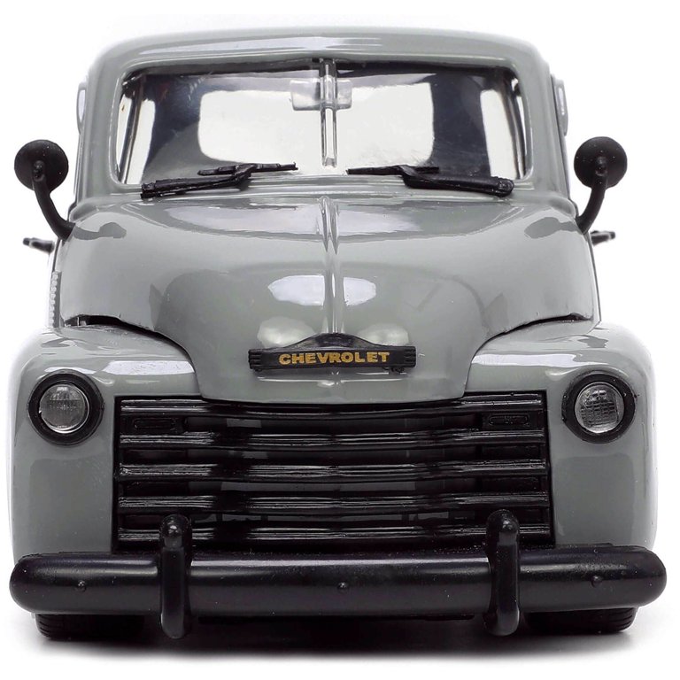 ミニカー 1953 CHEVROLET PICKUP TRUCK 1953 Chevrolet 3100 Pickup Truck Silver Metallic with Black