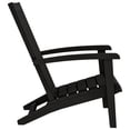 thumbnail image 2 of vidaXL Garden Adirondack Chair Black Polypropylene, 2 of 5