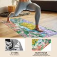 thumbnail image 4 of Pioneer Flower Floral Print Pattern Hot Yoga Mat Towel Non Slip for Hot Yoga - Quick-Drying Yoga Mat Cover with 4 Corner Pockets with Travel Bag - Hot Yoga Towel Non Slip 70"x26", 4 of 6