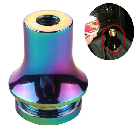 Chrome Plated Shift DEWHEL SHIFT KNOB BOOT RETAINER/ADAPTER FOR MANUAL GEAR SHIFTER LEVER 10X1.5 Color Neo Chrome ()