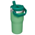 thumbnail image 3 of Stanley The IceFlow Flip Straw Stainless Steel Tumbler - 20 oz. - Jade, 3 of 5