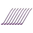 thumbnail image 1 of Unique Bargains 16Pack 8.6' Stainless Steel Spoon Straws Reusable Twist Handle Spoon, Purple, 1 of 5