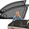 thumbnail image 6 of 2 Pack Car Window Sun Shade Mesh - Breathable, Foldable Side Window Covers for Sun Protection & Privacy, 6 of 7