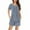 A-Gray, variant on Ecqkame Summer Pajamas for Women Loungwear Crew Neck Short Sleeve Shirt Shrots/Capris Pants Sets A-Gray M