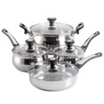 thumbnail image 1 of Oster Raffaelli 8 Piece Stainless Steel Cookware Set, 1 of 8