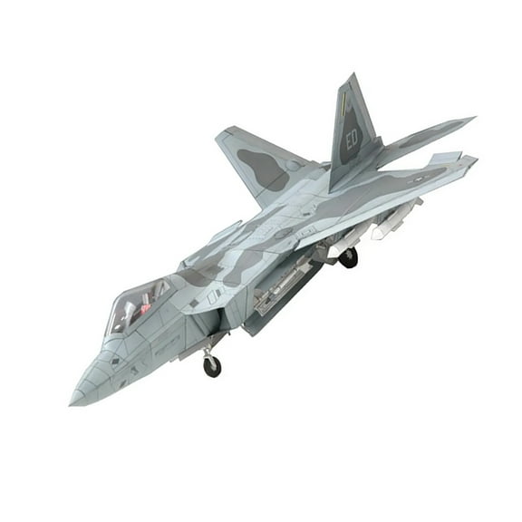 F22 Fighter Unassembled Paper Model Kit DIY Toy for Aviation Enthusiasts and Collectors Gift