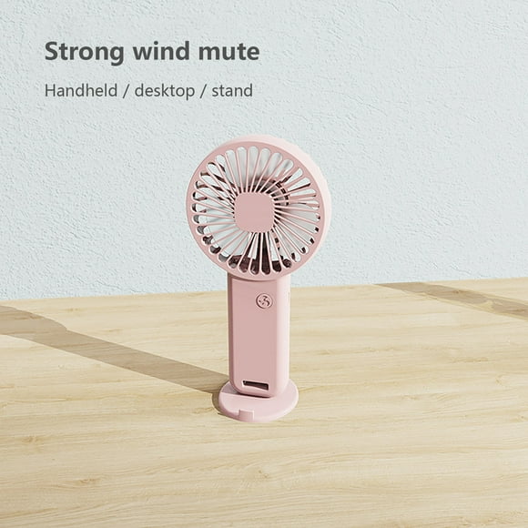 Yhmxh Fan-Desk Fan Portable Fan Box Fan Mini Fan Handheld Pocket Mini Fan Portable with Bracket Desktop USB Charging Fan Fan Heater