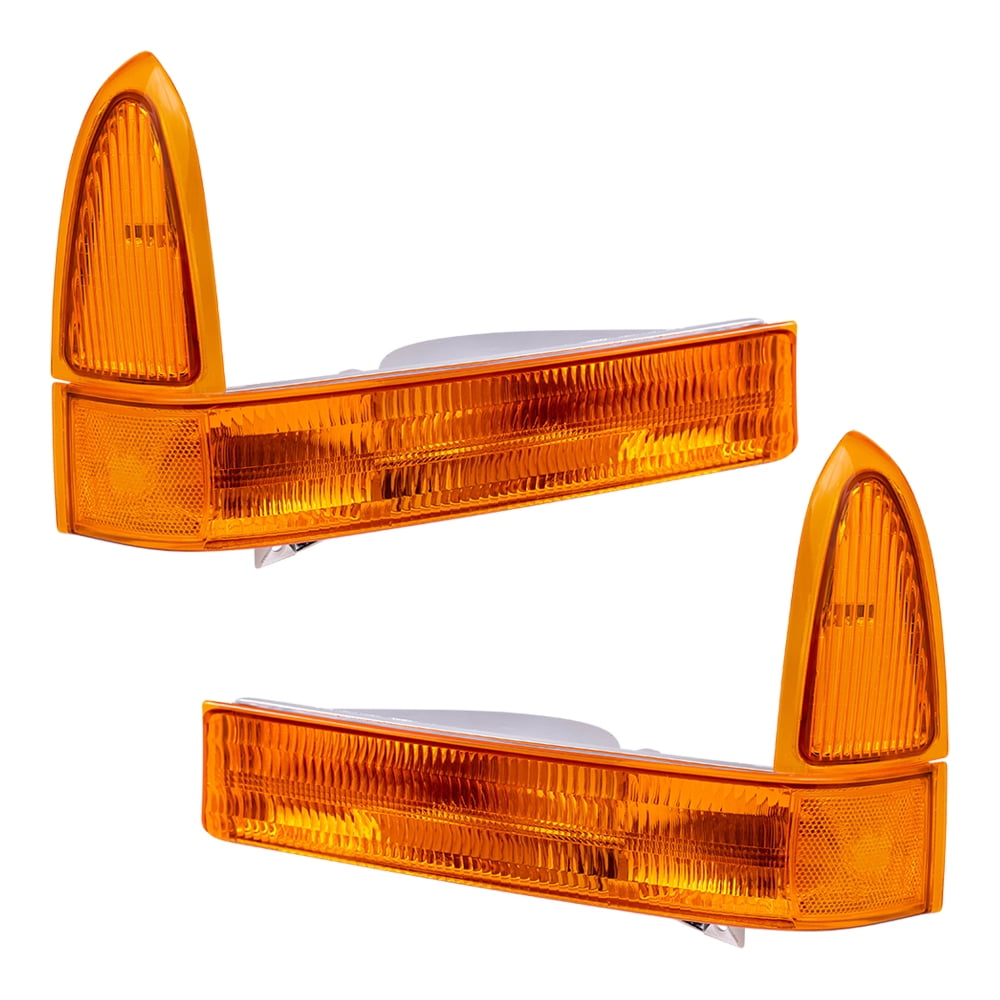 XC3Z 13201 BA For Ford F250 350 Super Duty Parking Signal Light Unit 1999 2000 2001 Pair Driver and Passenger Side For FO2520141 