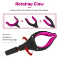 thumbnail image 2 of 2Pcs Grabber Reacher Tool, Foldable Grabber Reaching Tool, Lightweight Trash Picker Upper Tool for Elderly with Anti-Slip Rotating Rubber Gripper,Purple, 2 of 11