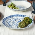 thumbnail image 4 of Fitz and Floyd Sicily Blue Serve Bowl Platter Set, 4 of 13