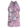 thumbnail image 4 of Camiseta sin mangas Nikou con Cuello Halter para Mujer Verano 100% Poliéster S M L XL, 4 of 9