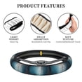 thumbnail image 6 of Goofa Winter Rabbit Pattern Elastic Stretch Steering Wheel Cover,Universal 15 inch, Microfiber Breathable Ice Silk, Anti-Slip, Odorless, Easy Carry, 6 of 8
