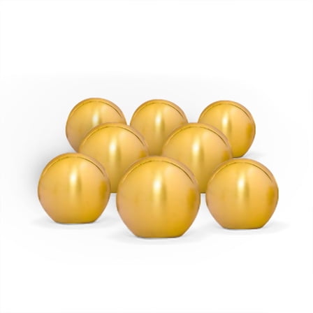 round place card holder (set 8)- gold