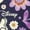 NAVY, variant on - Minnie Floral Circle - Youth Boys Long Sleeve Graphic T-Shirt