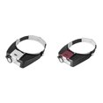 thumbnail image 4 of Ruzhgo ABS Acrylic Head-mounted Magnifier LED Lighting Replacement Reading Watchmaker On/Off Switch Battery Powered Reading Magnifying Glass Grey, 4 of 9