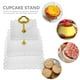 thumbnail image 4 of KAKOWELY Soporte para cupcakes, soporte para postres, soporte para pasteles, soporte para servir de 3 niveles, soporte de exhibición, 4 of 5