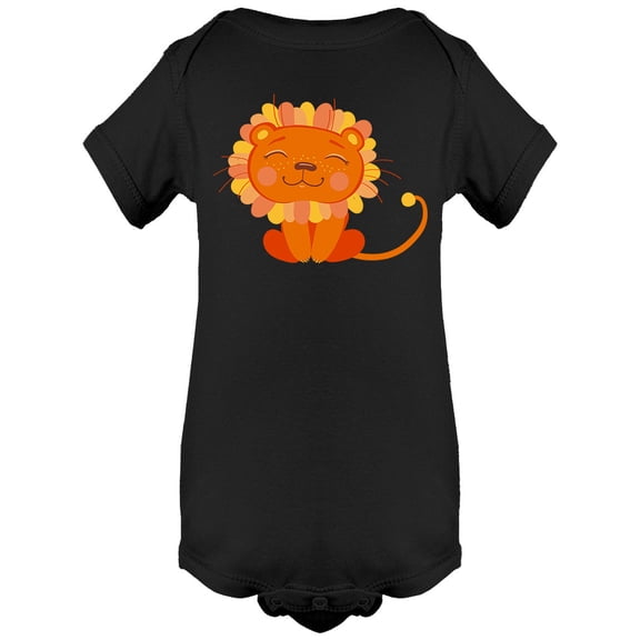 Cute Lion Smiling Bodysuit Infant -Image by Shutterstock,  6 Months