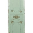 thumbnail image 5 of DecMode Green Wood Distressed Antique Door Panel Scroll Wall Decor, 5 of 15