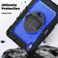thumbnail image 4 of Funda Protectora para IPad Air de 11 Pulgadas, 10.9 Pulgadas con Soporte Giratorio de 360 ° (BluePC), 4 of 9