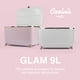 thumbnail image 3 of Cooluli Glam 9L Mini Skincare Fridge - Pink Mini Fridge for Skin Care Accessories, Makeup, Cosmetics and Facial Masks Storage - Ideal Birthday and Christmas Gift for Women and Teen Girls, 3 of 5