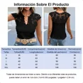 thumbnail image 2 of Blusas De Moda Camisa Sexy Cuello En V Elegantes, 2 of 5