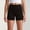 Black, variant on Womens Sweat Shorts Polyester High Waisted Stretch Ankle Pants for Women Business Casual Travel Athletic Work Yoga Shorts with Pockets for Wowomen Navy,S