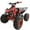 Burgundy, variant on X-Pro Brand New Blast 125cc ATV with Automatic Transmission Reverse LED Headlights Big 19"/18" Tires