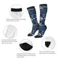 thumbnail image 3 of Naloa Sailing Cruises Nautical Thigh High Socks Extra Long Stretchy Sock Women Over Knee High Opaque Stocking Daily Wear, 3 of 6