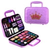 Toysical Kids Makeup Kit for Girl with Make Up Remover - Real, Washable, Non Toxic, Princess Play Makeup Set - Ideal Birthday for Little Girls Ages 3, 4, 5, 6 Year Old Children
