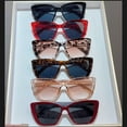 thumbnail image 6 of Trendy Large Frame Cat Eye Sunglasses For Women Men Retro Square Sun Glasses UV400 Protection Goggle Fashion Eyewear Shades, 6 of 9