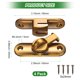 thumbnail image 3 of Uxcell 4-Pack Flip Latch Gate Latch, Cerradura deslizante de puerta de granero de 3 pulgadas, cerraduras deslizantes de 90/180 grados [Bronce amarillo], 3 of 7