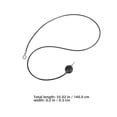 thumbnail image 3 of 2pcs Steel Fitness Cable Attachments, 4.59ft Length, 5mm Thick Replacement Cables for Gym Pulley Systems and Weight Stack Machines, 3 of 9