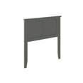 thumbnail image 2 of Atlantic Furniture AR286829 Tête de Lit Madison, Simple - Gris, 2 of 6