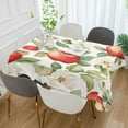 thumbnail image 2 of Yayeee Tablecloths 60" x 60" Rectangle Wrinkle Resistant Party Table Cover, Beige Apple Pattern, 2 of 8