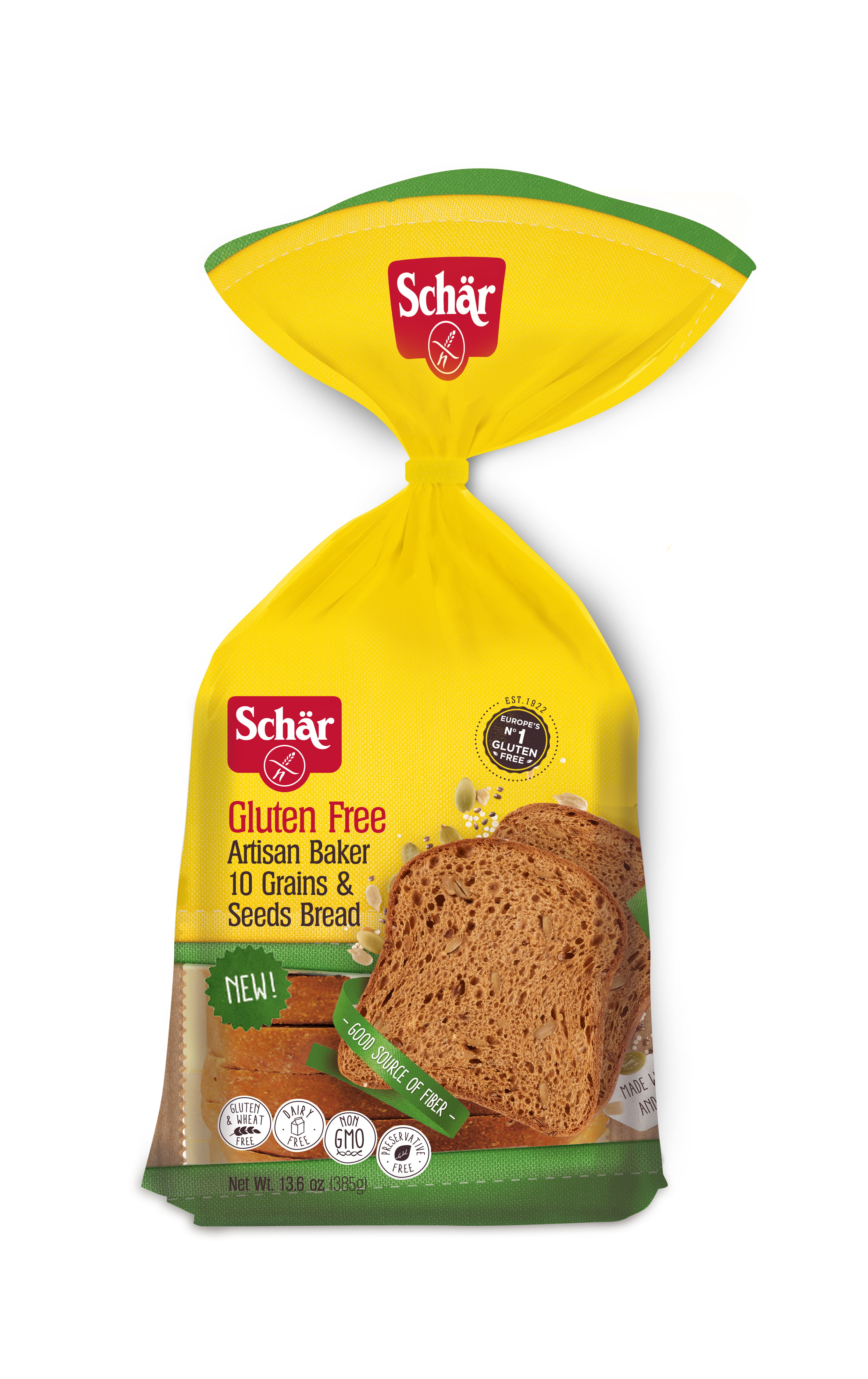 (6 Pack) Schar Gluten Free Artisan Baker 10 Grains and ...