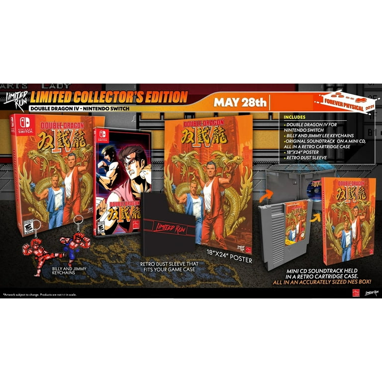 Nintendo Switch Double Dragon Revive Collector's Edition Nintendo Switch Game: New Double Dragon IV - Collector's Edition