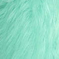 thumbnail image 4 of Lanco Faux Fur Fluffy Throw Pillow Covers, Soft Shaggy Plush, Decorative, (Set of 2), Mint, 18 x 18", 4 of 5