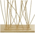 thumbnail image 4 of 22" x 60" Gold Metal Tall Floral Sculpture with Crystal Embellishments, by DecMode, 4 of 8