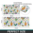 thumbnail image 7 of Gray Chicken Colorful Rooster Dot Pattern Kitchen Rugs Sets Of 2,Anti Fatigue Kitchen Mat Rugs Non Slip Washable,Decorative Kitchen Floor Mats for Kitchen,Sink,Laundry,17"x30"+17"x47", 7 of 7