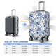 thumbnail image 4 of Balery Blue Paisley Funda de equipaje, fundas para maletas, elástica, lavable, protector de maletas, compatible con maletas de 18 a 32 pulgadas-X-Large, 4 of 7