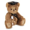 thumbnail image 1 of The Bearington Collection Smarty Graduation Bear Black Cap Stuffed Animal Plush, 1 of 1